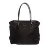 Image 1 : Prada Black Nylon Leather Trim Double Handle Tote Bag