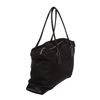 Image 3 : Prada Black Nylon Leather Trim Double Handle Tote Bag