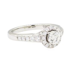 1.05 ctw Diamond Ring - 14KT White Gold