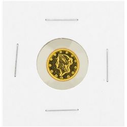 1853 $1 T-1 Liberty Head Gold Coin