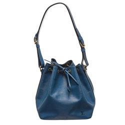 Louis Vuitton Blue Epi Leather Noe PM Drawstring Shoulder Bag
