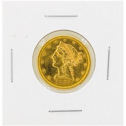 1885S $5 Liberty Head Gold Coin