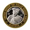Image 1 : .999 Silver Harveys Lake Tahoe, Nevada $10 Casino Limited Edition Gaming Token