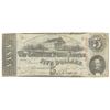 Image 1 : 1863 $5 The Confederate States of America Note T-60 CC