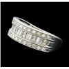 Image 1 : 1.00 ctw Diamond Band - 14KT White Gold