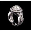 Image 4 : 14KT White Gold GIA Certified 3.01 ctw Diamond Ring