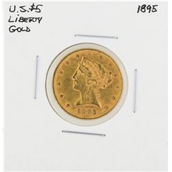 1895 $5 Liberty Head Half Eagle Gold Coin