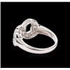 Image 3 : 0.35 ctw Diamond Ring - 18KT White Gold
