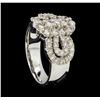 Image 4 : 1.45 ctw Diamond Ring - 14KT White Gold