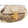 Image 5 : Fendi Metallic Gold Purple Fabric Leather Borsa Compilatior Shoulder Bag