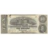 Image 1 : 1863 $10 The Confederate States of America Note T-59 CC