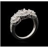 Image 4 : 14KT White Gold 1.83 ctw Diamond Ring