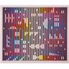 Image 1 : Yaacov Agam (b. 1928) Israeli, NIGHT RAINBOW, color screenprint, signed in pencil, from the num...