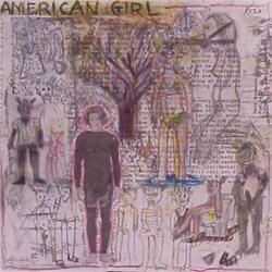 Marc Baseman (20th Century) American, AMERICAN GIRL Series (Tree), 2000, two sided color pencil...