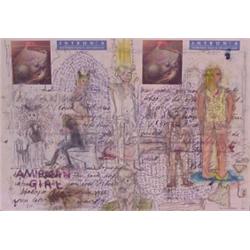 Marc Baseman (20th Century) American, AMERICAN GIRL Series (Intron A), 2000, two sided color pe...