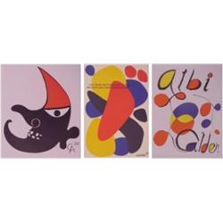 Alexander Calder (1898-1976) American, UNTITLED, 1974, color poster, sheet 27 x 22"; ALBI, colo...