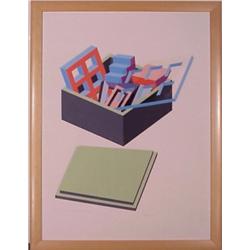 Contemporary School (20th Century), PANDORA'S KNICKER PART 2, 1971, color screenprint, signed i...