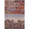 Image 1 : Michel Delacroix (b. 1933) French, CITY SCENES, two color lithographs, each 12 x 17", signature...