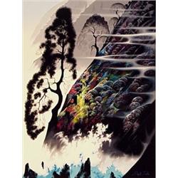 Eyvind Earle (20th Century) American, RADIANT SPLENDOR (B.331), 1990, color screenprint, signed...