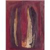 Image 1 : Behzah Hagheri (20th Century), ABSTRACT #3, 1989, oil painting on canvas, 23 x 18", signed and...