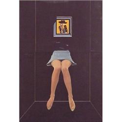 Allen Jones (b. 1937) British, WOMAN, 1968, color lithograph on two panels, signed in pencil, o...