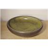 Image 1 : Kazuko Matthews (20th Century), BOWL, green glaze ceramic bowl, 11 1/4" diameter, 3 1/2" tall,...