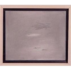 Wes Mills (b. 1960) American, HAND OF GOD, 1992, graphite on board, 7 x 8 1/2", signed and date...