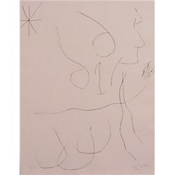 Joan Miro (1893-1983) Spanish, JOURNAL D'UN GRAVURE series (C.200), 1975, etching, signed in pe...