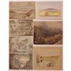 Image 1 : 19th Century Style watercolors, LANDSCAPES, a collection of seven watercolors on paper, various...