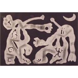 A. R. Penck b. 1939) German, UNTITLED, Expedition to the Holy Land Series, etching, signed in p...