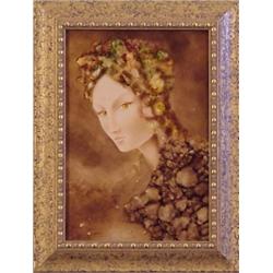 Suarez (20th Century), PORTRAIT OF WOMEN, oil painting on board, 15 x 10 1/4", signed lower lef...