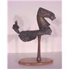 Image 1 : Cheng Tsai Tung (b. 1953) Taiwan, BRONZE HORSE FRAGMENT, cast bronze sculpture with wood stand,...