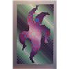 Image 1 : Victor Vasarely (1908-1997) Hungarian, HARLEQUIN (silver), color screenprint, signed in pencil,...