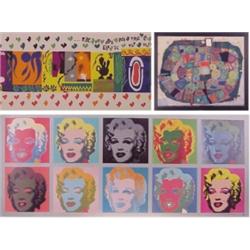 Warhol, Matisse & Hundertwasser Posters, MARILYN, color poster, 22 x 52", Hundertwasser, THE GA...