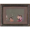 Image 1 : Yong Sin (20th Century), FAMILY ALBUM, acrylic painting over photograph, 3 1/2 x 5", signed on...
