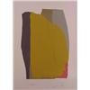 Image 1 : Larry Zox (b. 1936) American, UNTITLED (Ochre), color screenprint, signed in pencil, from the n...