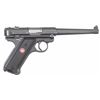 Image 1 : Ruger 40105 Mark IV Standard Double 22 Long Rifle (LR) 6" 10+1 Black Aluminum Grip Blued