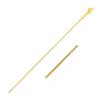 Image 1 : 0.6mm 10K Yellow Gold Wheat Chain