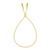 Image 1 : Adjustable Bracelet with Chain Tassels in 14K Yellow Gold