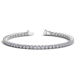 14K White Gold Round Diamond Tennis Bracelet (6 ct. tw.)
