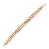 Image 1 : ThreeStrand Oval Link Bracelet in 14K Tri Color Gold