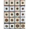 Image 1 : Lot of 20 India 1/12, 1/4, 1-2 Anna, 1-1/2 Pice