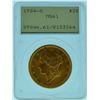 Image 1 : 1904 "S" PCGS MS61 Old Green Rattler $20 Gold Liberty