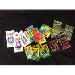 HOCKEY WAX PACKS TRADING CARDS LOT