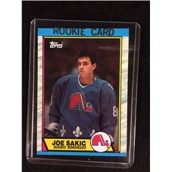 1989-90 Topps #113 Joe Sakic Rookie Quebec Nordiques