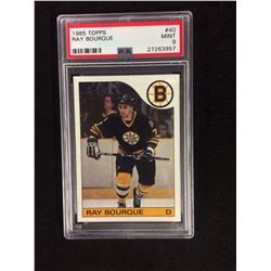 1985 TOPPS RAY BOURQUE #40  (MINT 9) PSA