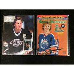 WAYNE GRETZKY FEATURED SPORTS MAGAZINE LOT
