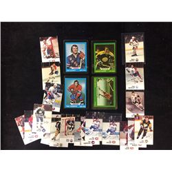 VINTAGE NHL HOCKEY CARDS LOT (DRYDEN, TROTTIER, GILBERT, LAFLEUR & MORE...)