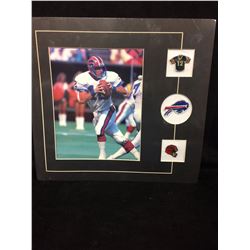 JIM KELLY 16" X 16" PHOTO DISPLAY