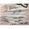 Image 5 : MASTERS AUTOGRAPHED FLAG SIGNED BY 32 GOLFERS WITH COA (30" X 45")